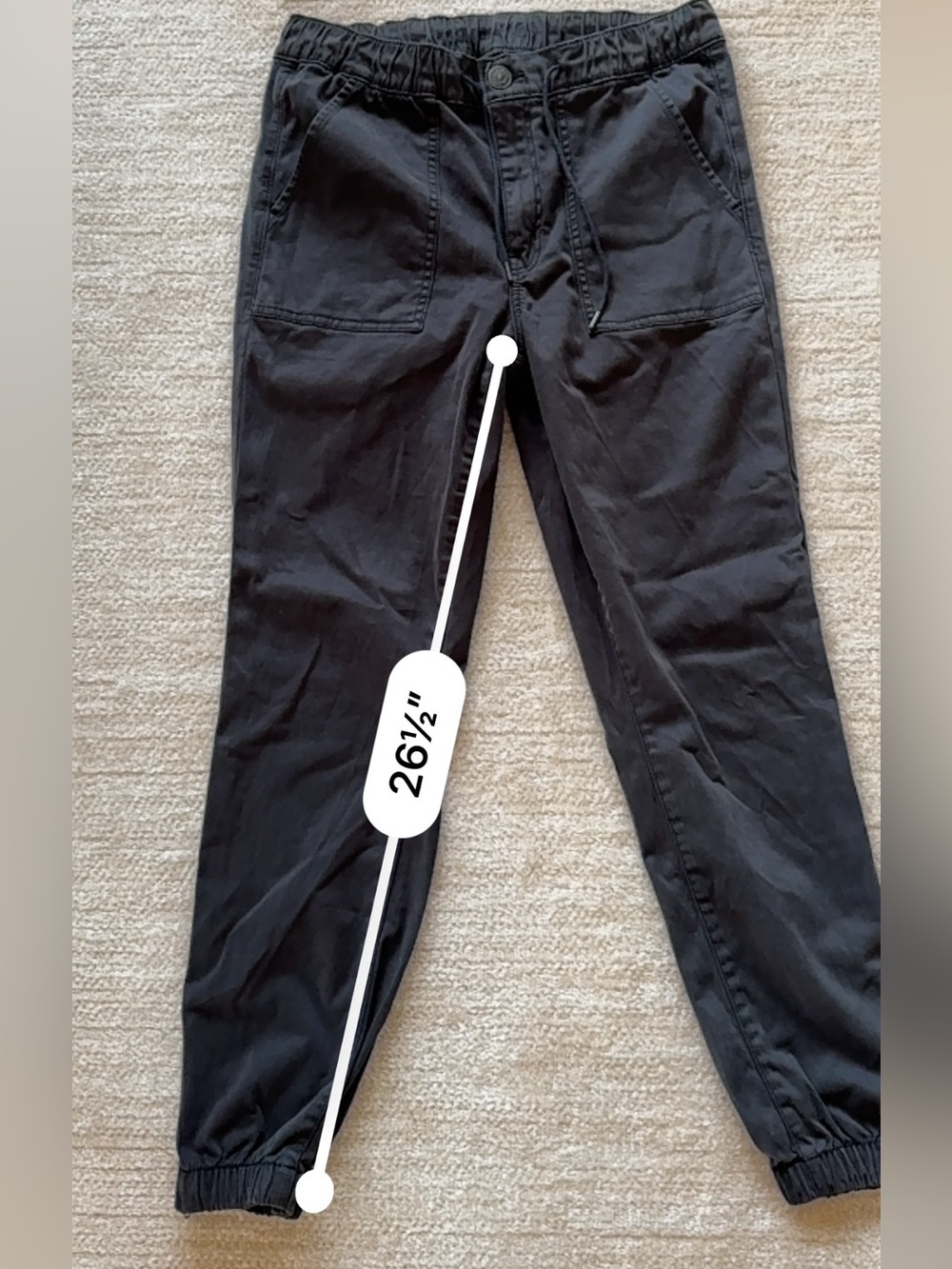 American Eagle Outfitters Black Drawstring Joggers